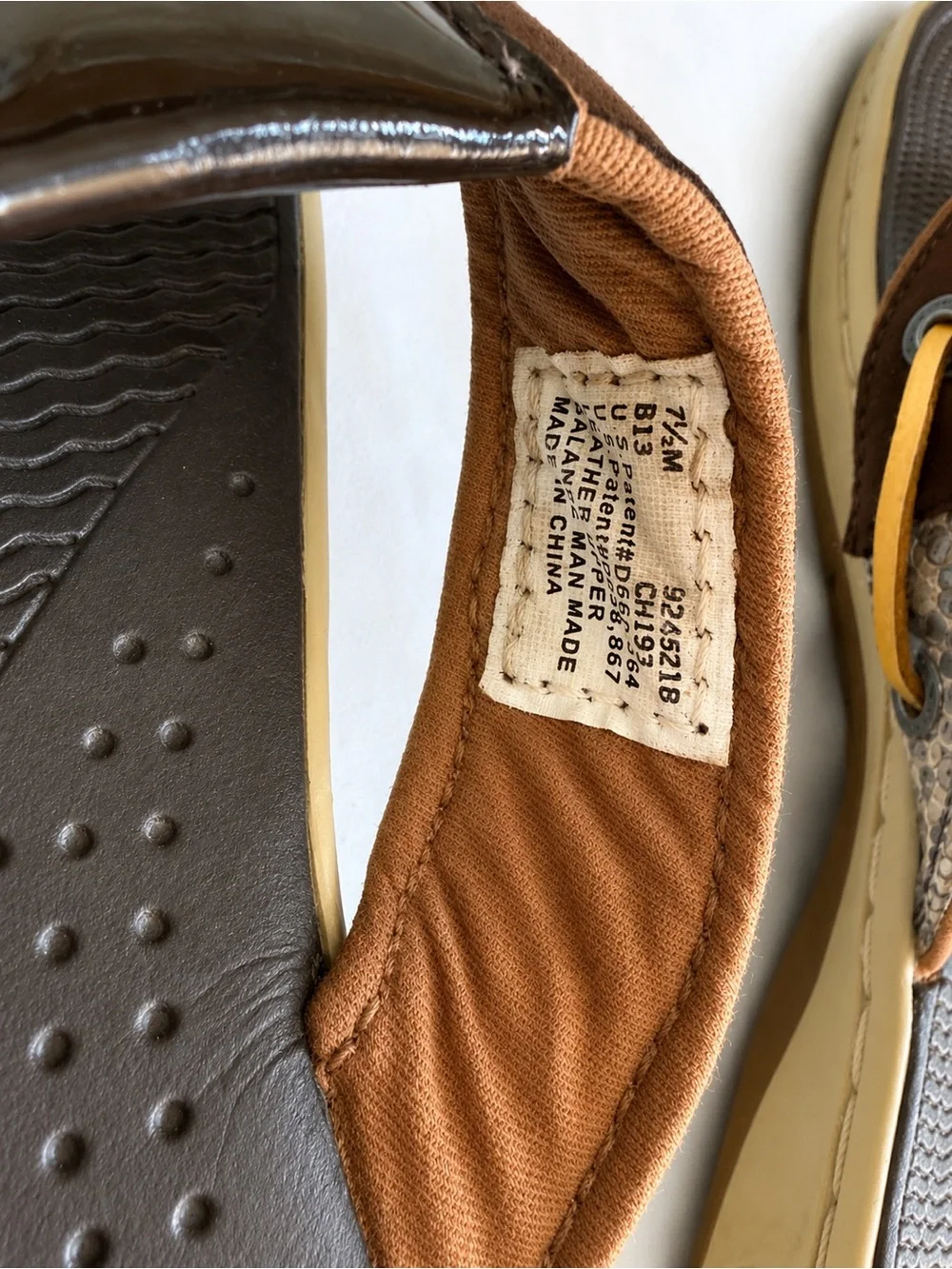 Sperry Top-Sider Women's 7.5 Brown Flip Flop Sandals Comfort Thong